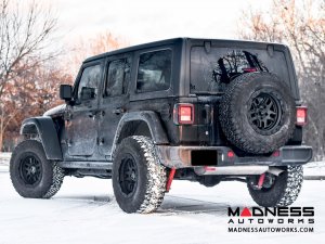 Jeep Custom Wheels (1) - Black Rhino - 18 x 9.5 - Barstow - Textured Matte Black